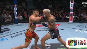 Así fue el K.O. de Topuria a los 2:27 del primer asalto: ¡espectacular!