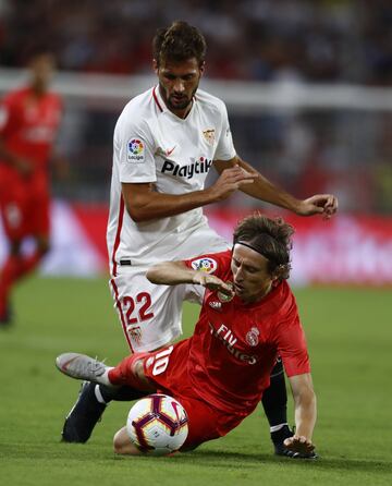 Modric y Franco V¨¢zquez.