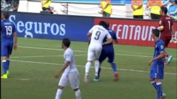 Luis Suárez's now infamous bite on Giorgio Chiellini at the 2014 World Cup cost the Uruguay international a FIFA ban of nine games for his country and a further sanction of four months without being able to take part in any football-related activity. The 