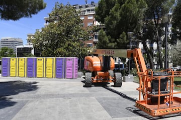 Champions League fever building in Madrid