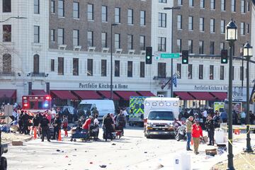 Las fuerzas del orden informaron de un tiroteo en las calles de la ciudad, en Union State, durante el festejo de los Chiefs.