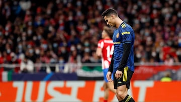 Cristiano Ronaldo, en los octavos de final de la Champions ante el Atlético.