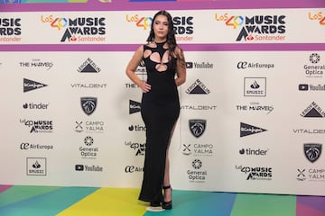 Farga en la alfombra roja de LOS40 Music Awards Santander. 