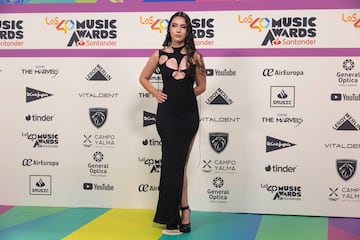 Farga en la alfombra roja de LOS40 Music Awards Santander.