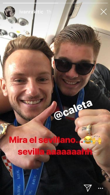 El croata Caleta-Car elige el Sevilla, aconsejado por Rakitic