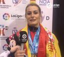 Lydia Valentín: "Es un sueño, ha sido una competición increíble"
