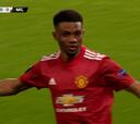 Amad Diallo y su primer gol con el Manchester United