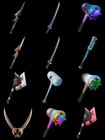 Todas las herramientas de recolecci&oacute;n nuevas y sus estilos adicionales de la Temporada 1 de Fortnite Cap&iacute;tulo 3