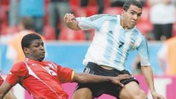 <b>SUFRIENDO. </b>Argentina, aunque fue superior a Túnez, no lo tuvo fácil para doblegar a la selección africana.