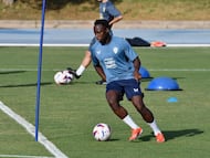 Arvin Appiah con el Almería.