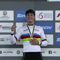 Rubén Sánchez hace historia para España en los mundiales junior de pista