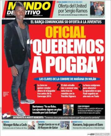 Portadas de la prensa deportiva