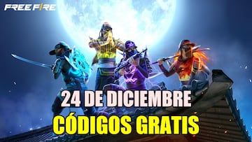 Free Fire códigos gratis 24 de diciembre