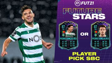 FIFA 21, SBC de Pedro Gonçalves Future Stars: cómo completar el desafío