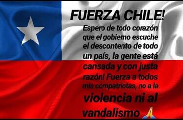 El potente mensaje de Christiane Endler ante la situación del país