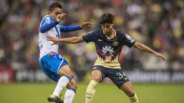 Action photo during the match America vs Puebla corresponding 16th of the MX League of the Apertura 2017 Tournament.
 
 Foto de accion durante el partido America vs Puebla, correspondiente a la Jornada 16 de la Liga MX del Torneo Apertura 2017, en Estadio