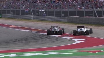 Alonso y Massa tras tocarse.