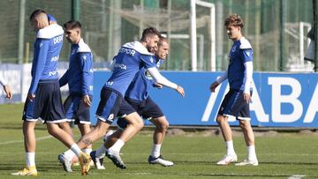 Entrenamiento Deportivo de La Coru&ntilde;a. Granero Berganti&ntilde;os galan