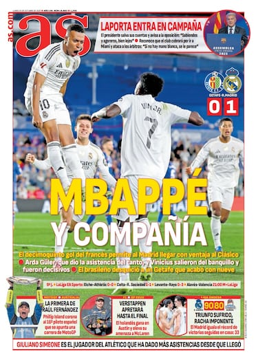 Las portadas de AS de octubre