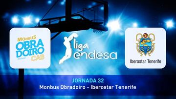 Resumen del Monbus Obradoiro vs. Iberostar Tenerife de ACB