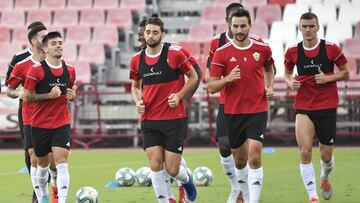 El Almer&iacute;a sigue entrenando a la espera de una resoluci&oacute;n.