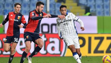 Duv&aacute;n Zapata y Luis Fernando Muriel estuvieron presentes en el empate 1-1 ante Genoa. Zapata jug&oacute; el primer tiempo y Muriel la parte complementaria