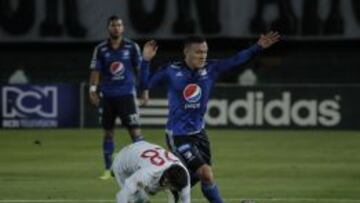 El volante se lesionó en el juego ante Junior en Barranquilla.