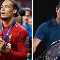 Van Dijk, estrella del Liverpool, se compara con Roger Federer