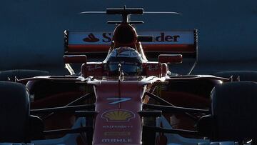 Raikkkonen logró el mejor tiempo de los test.