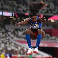 Por la medalla: Caterine Ibargüen clasifica a la final del salto triple