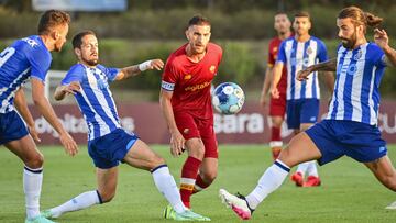 Porto y Roma empataron en 1-1 en el estadio Municipal de Bela Vista en Portugal en un amistosos de pretemporada.