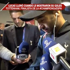 La lágrimas de Lucas Moura al ver por primera vez su gol