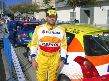 The former Valencia and Spain keeper went on to become a television pundit - and a rally driver.