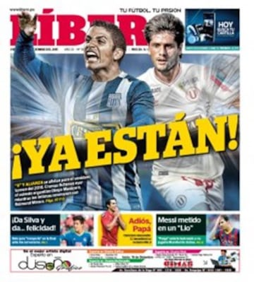Portadas de la prensa mundial
