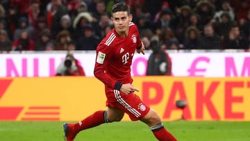 James Rodr&iacute;guez, volante colombiano del Bayern M&uacute;nich.