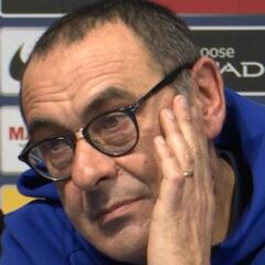 Sarri se explica tras no saludar a Guardiola en el final del partido