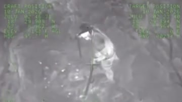 Surfista localizado en visión nocturna en Puerto Rico