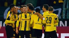 El Borussia Dortmund llega con Aubameyang y Reus enchufados