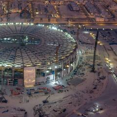 El estadio Al Thumama sigue su progreso a tres años del Mundial