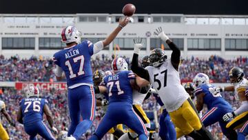 Josh Allen lanza cuatro pases de touchdown en la primera mitad y los Buffalo Bills no tienen problemas para vencer en casa a los Steelers