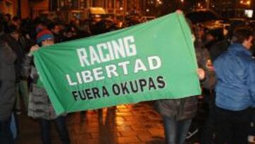 El Racing agradece las muestras de &quot;solidaridad&quot; del f&uacute;tbol