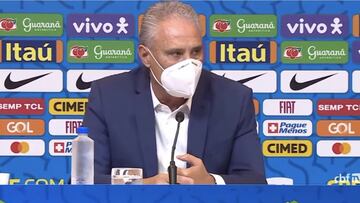 Tite habla de la preocupación que genera la crisis social en Colombia para la Copa América