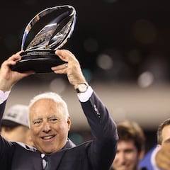 Why is the NFC championship trophy named after George Halas?