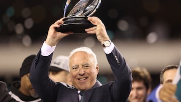 Owner Jeffrey Lurie of the Philadelphia Eagles