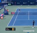 "Gracias por existir": la ATP solo añadió esas palabras a esta al puntazo de Monfils