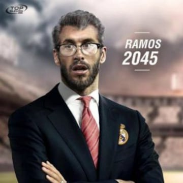 Así luciría Ramos como técnico del Real Madrid