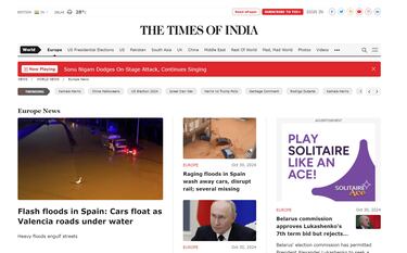 Inundaciones repentinas en España: los coches flotan mientras las carreteras de Valencia están bajo el agua.