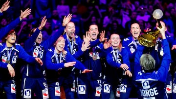 las noruegas celebran su quinto Mundial.