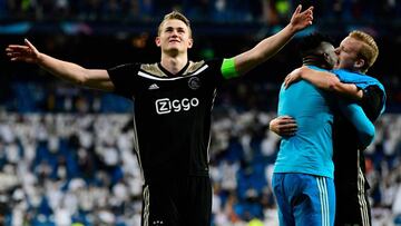 El defensa holand&eacute;s del Ajax, Matthijs de Ligt, durante un partido.