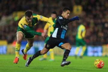 Así fue el ingrato partido de Alexis ante Norwich